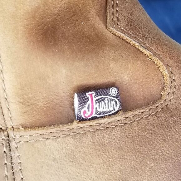 Justin Western Round Toe Boot - Picture 6 of 8